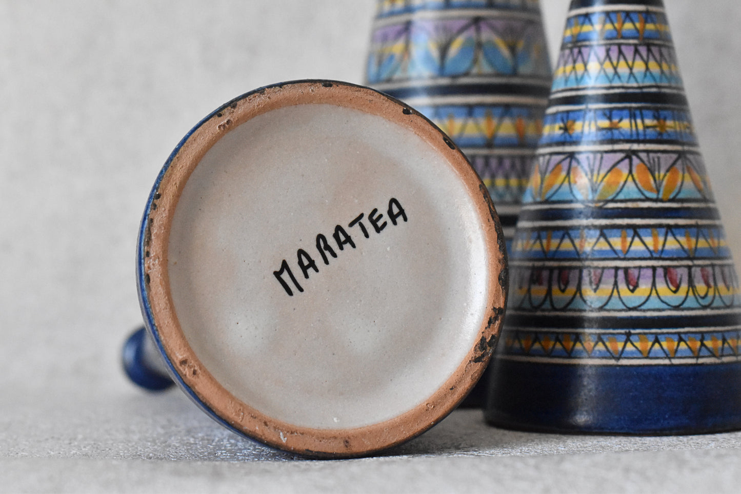 Maratea Ceramic Vase Set, Italy Mid-20th Century