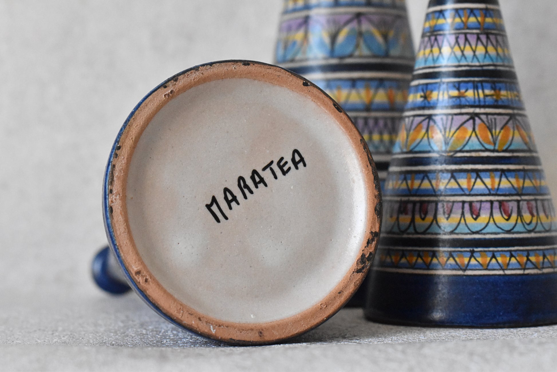 Maratea Ceramic Vase Set, Italy Mid-20th Century