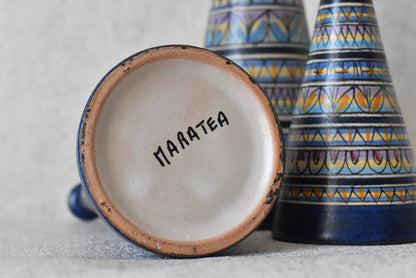 Maratea Ceramic Vase Set, Italy Mid-20th Century