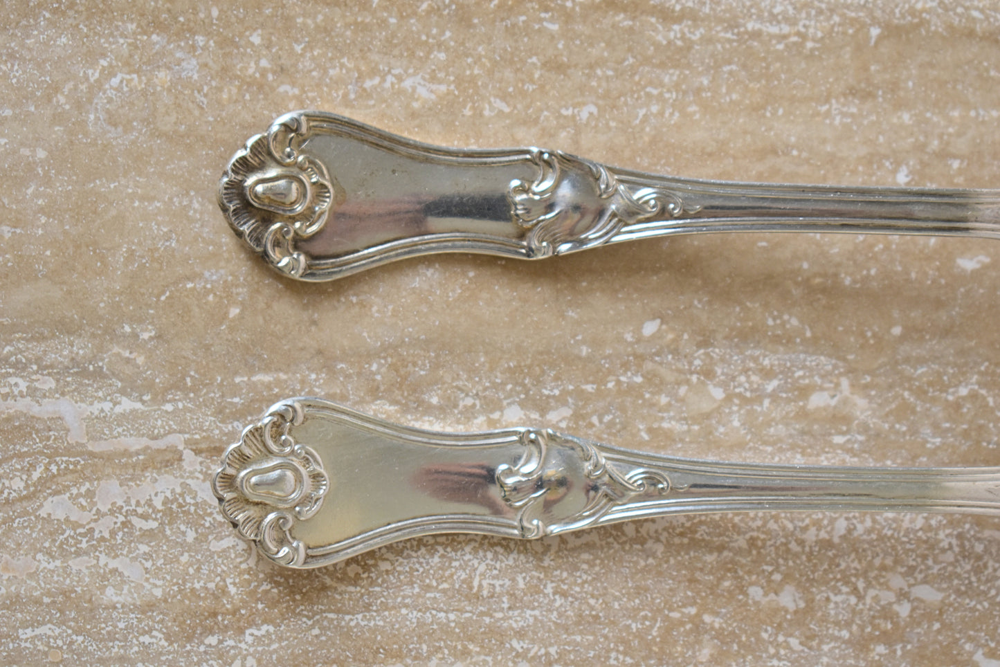 Antique French Solid Silver Flatware Set of 4