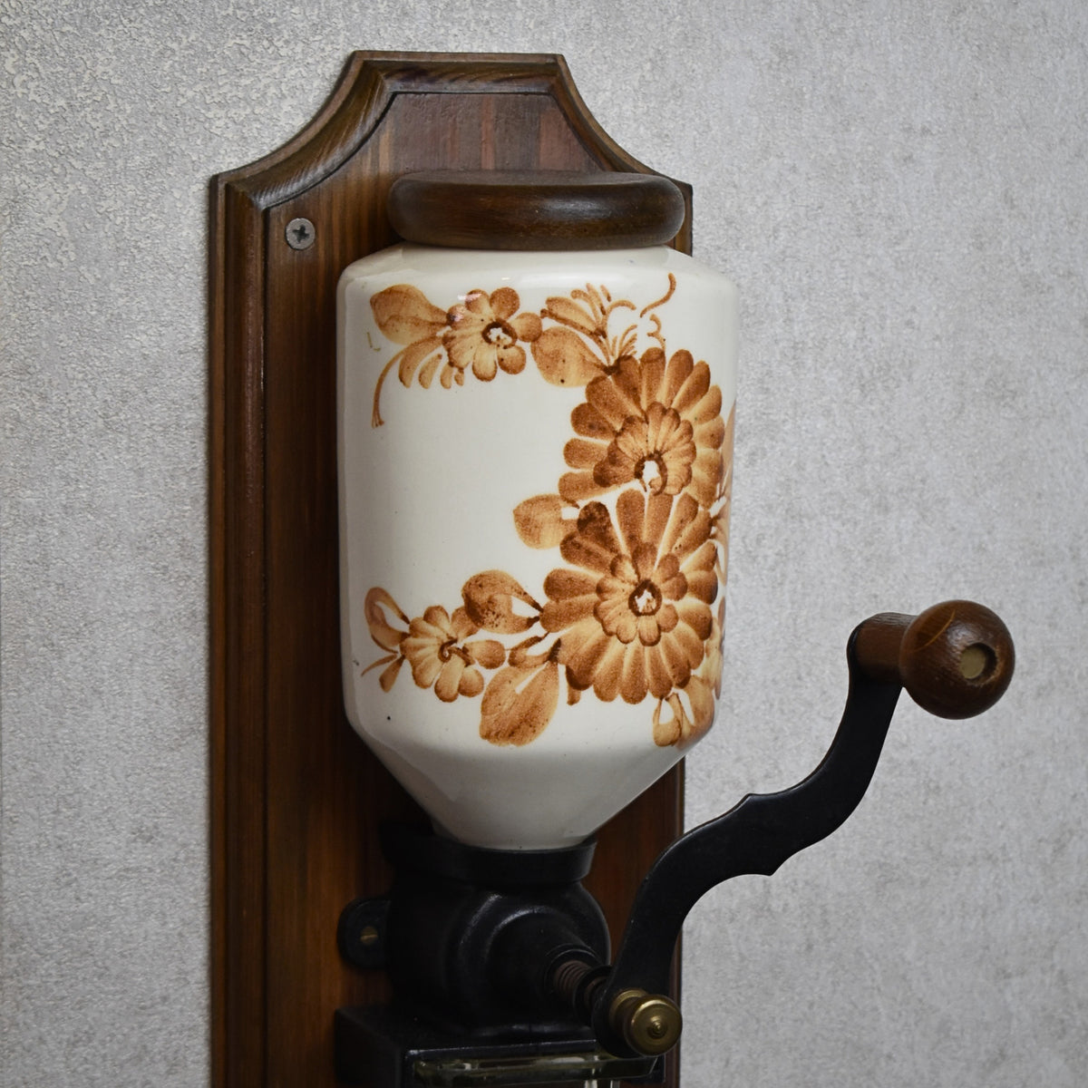 Vintage Wall-Mounted Coffee Grinder