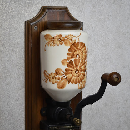 Vintage Wall-Mounted Coffee Grinder