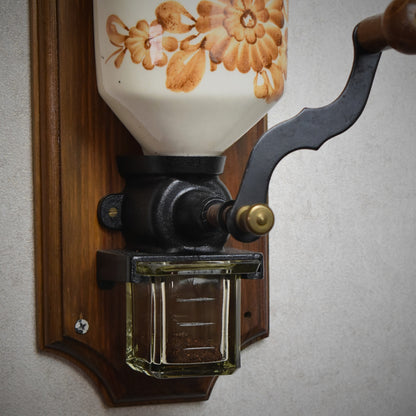 Vintage Wall-Mounted Coffee Grinder