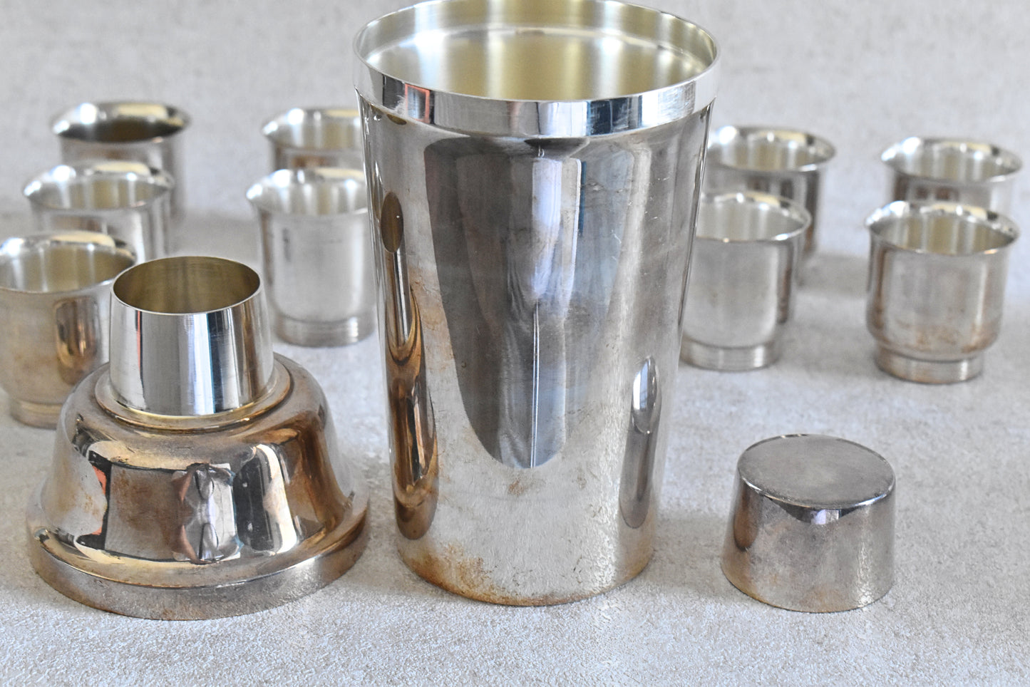 Vintage French Cocktail Shaker Set, 1960s–1970s