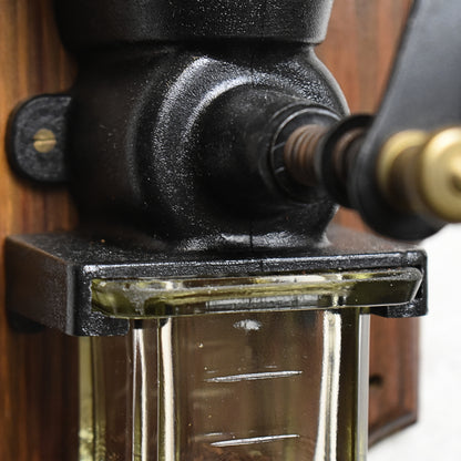 Vintage Wall-Mounted Coffee Grinder