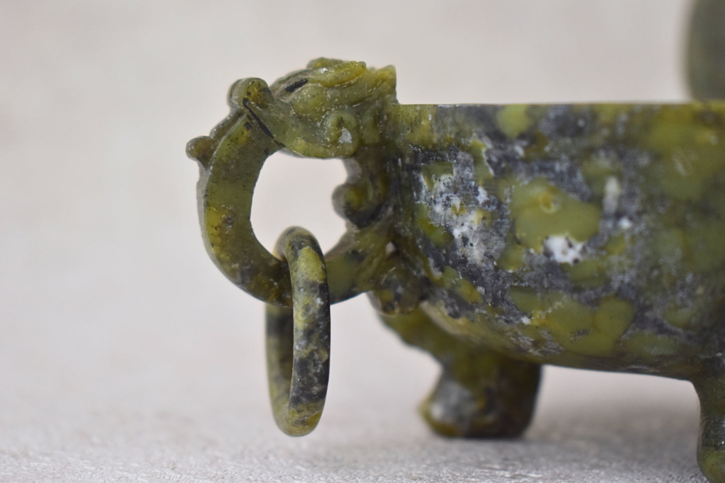 Chinese Archaistic Stone Incense Burner