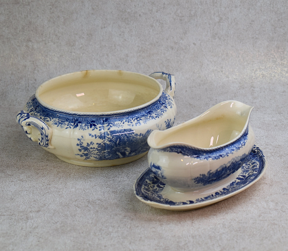 Villeroy & Boch Burgenland Blue & White Tureen Base