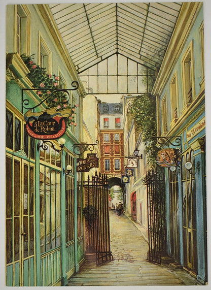Set of 3 Small Framed Paris Street Scene Prints