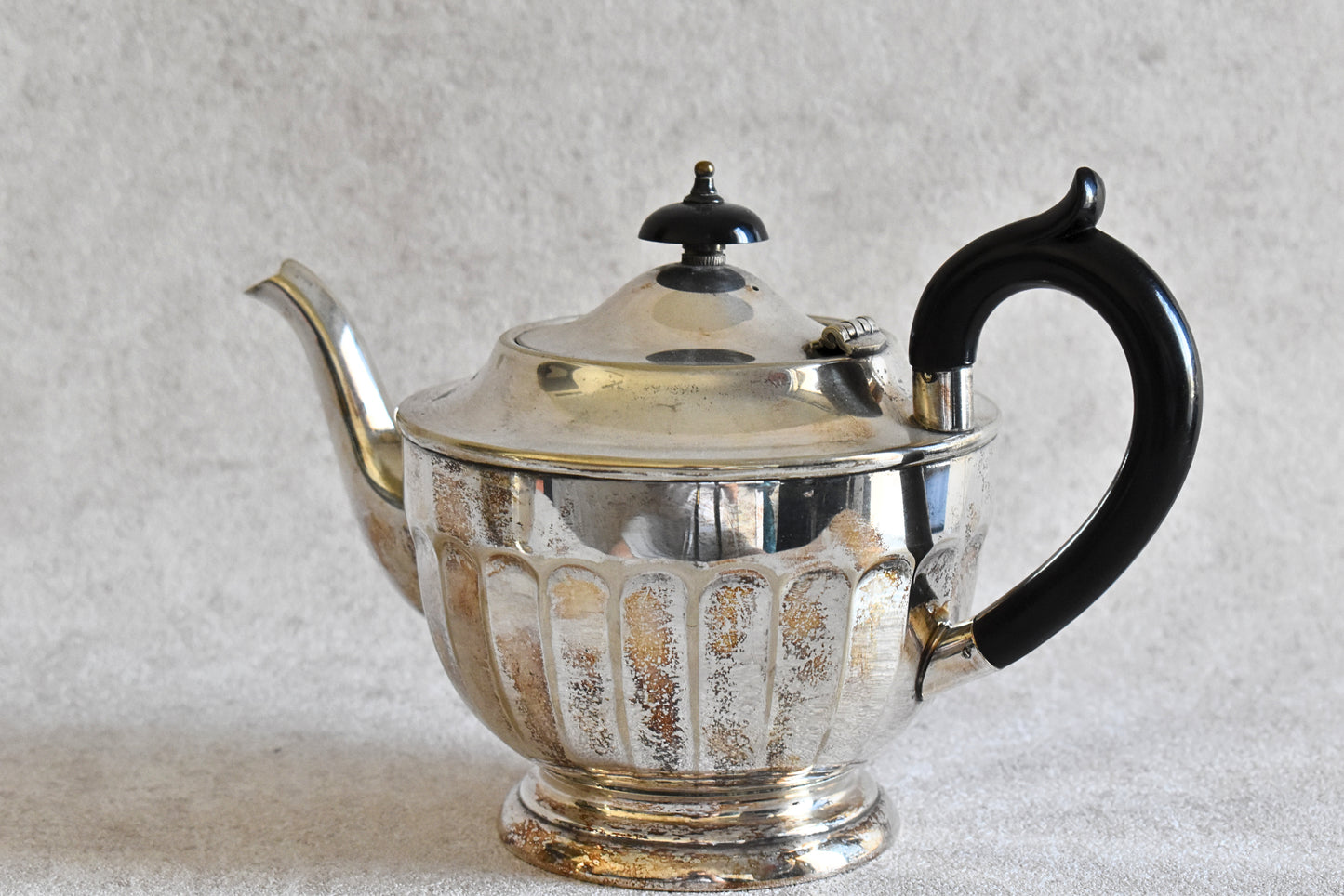 Vintage English Silver-Plated Tea Set, 1950s