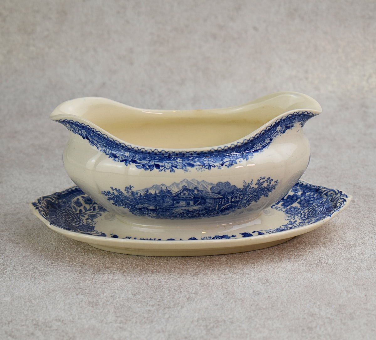 وعاء صلصة Villeroy & Boch Burgenland باللونين الأزرق والأبيض