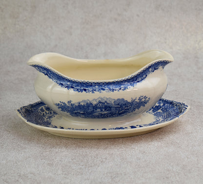 وعاء صلصة Villeroy & Boch Burgenland باللونين الأزرق والأبيض