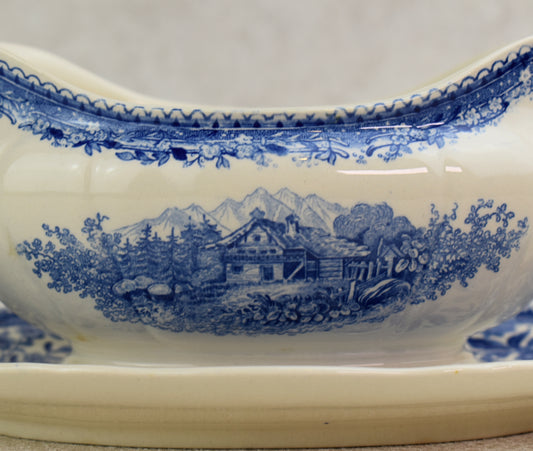 Villeroy & Boch Burgenland Blue & White Sauce Boat