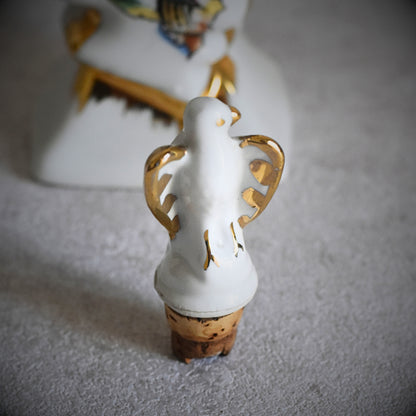 F.D. Corsica Porcelain Liqueur Bottle, France c. 1970s