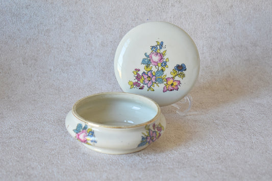 Vintage Porcelain Jewelry Box