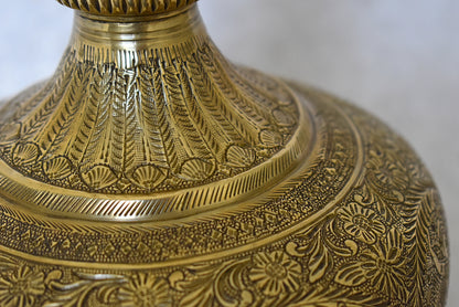 Engraved Brass Surahi – Deccan Region, Late 18th Century