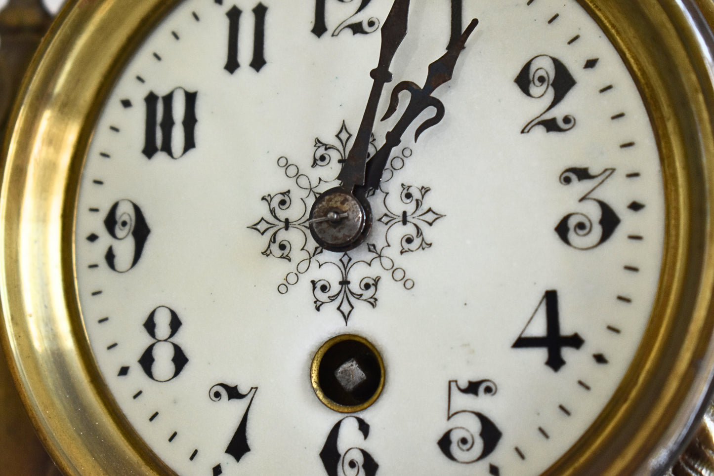 French Louis XV Style Gilt Bronze Mantel Clock by Japy Frères