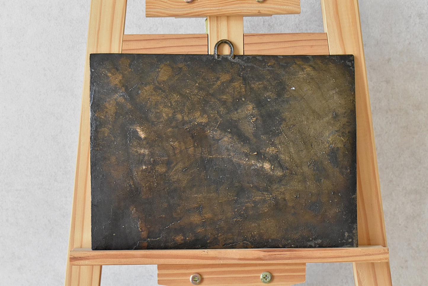 Vintage French Cast Metal Wall Plaque by Bolot R. 1930–1950