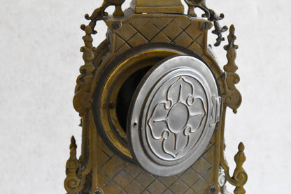 French Louis XV Style Gilt Bronze Mantel Clock by Japy Frères