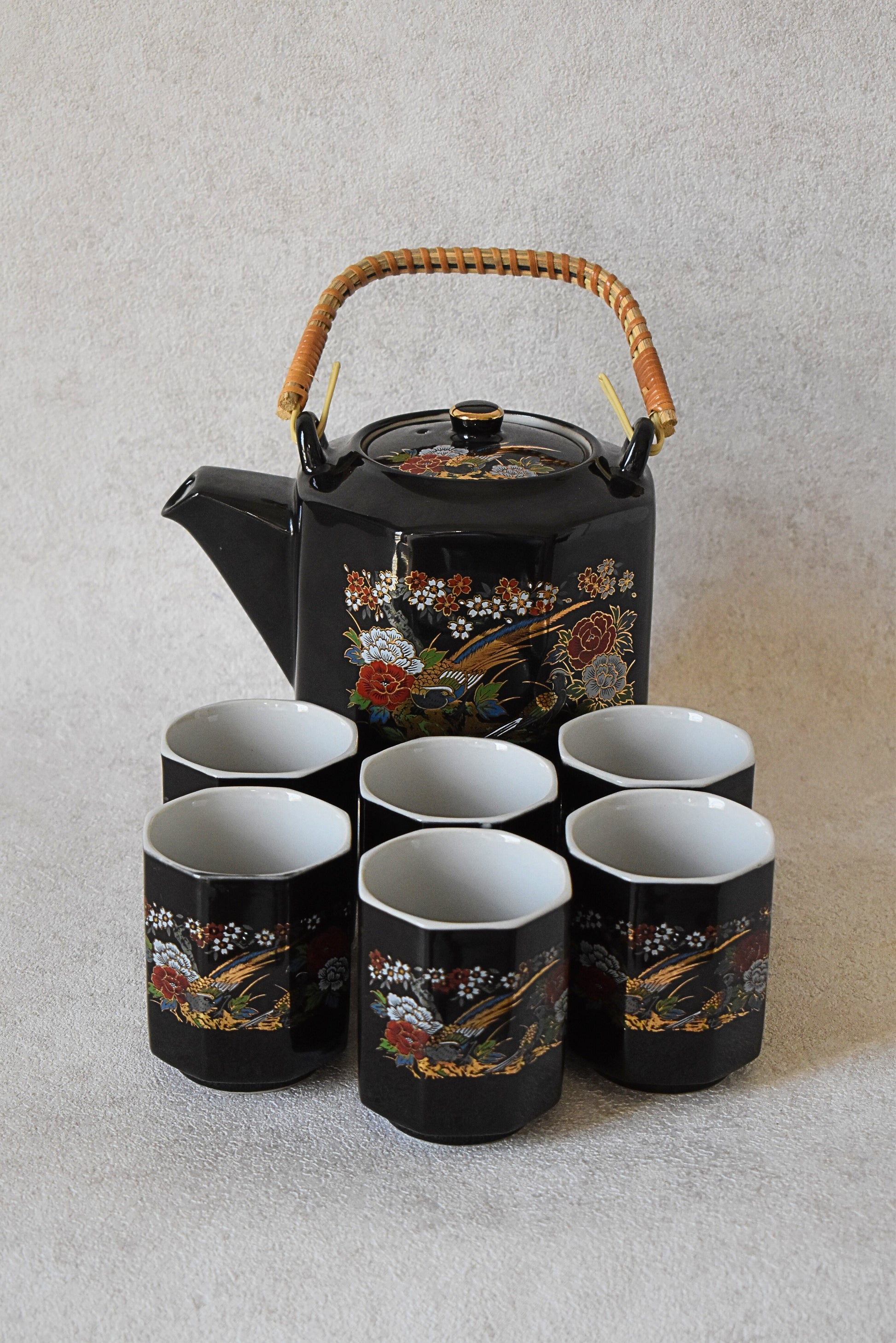 Japanese Octagonal Tea Set