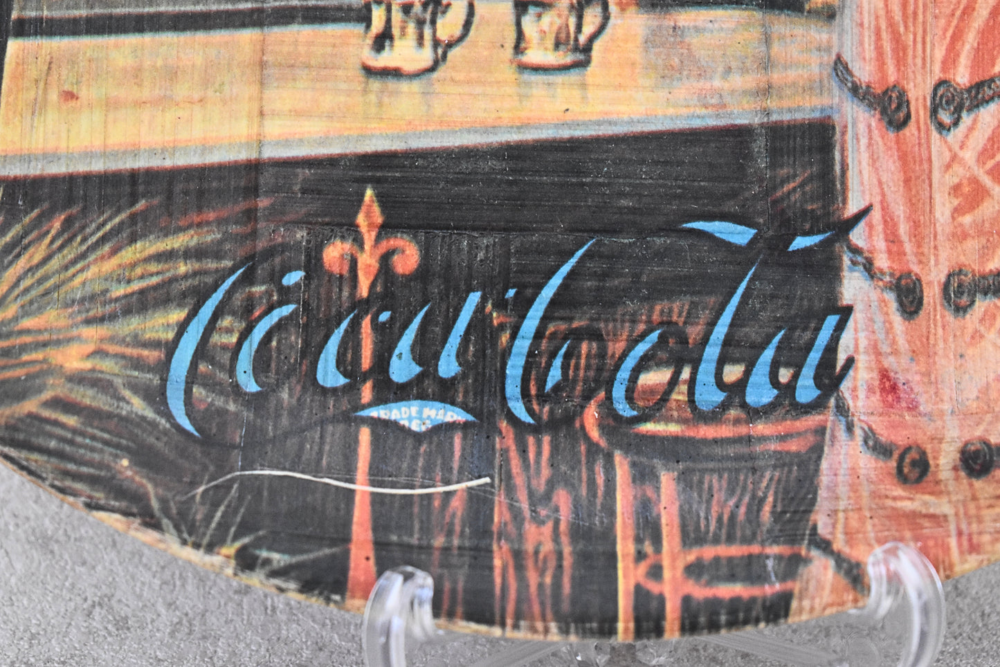 French Bamboo Charger, Coca-Cola Belle Époque Scene