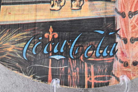 French Bamboo Charger, Coca-Cola Belle Époque Scene