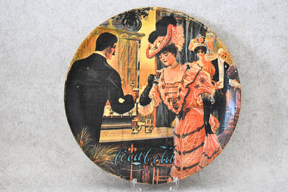 French Bamboo Charger, Coca-Cola Belle Époque Scene