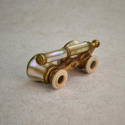 Antique French Mother-of-Pearl Opera Glasses, Late 19th Century