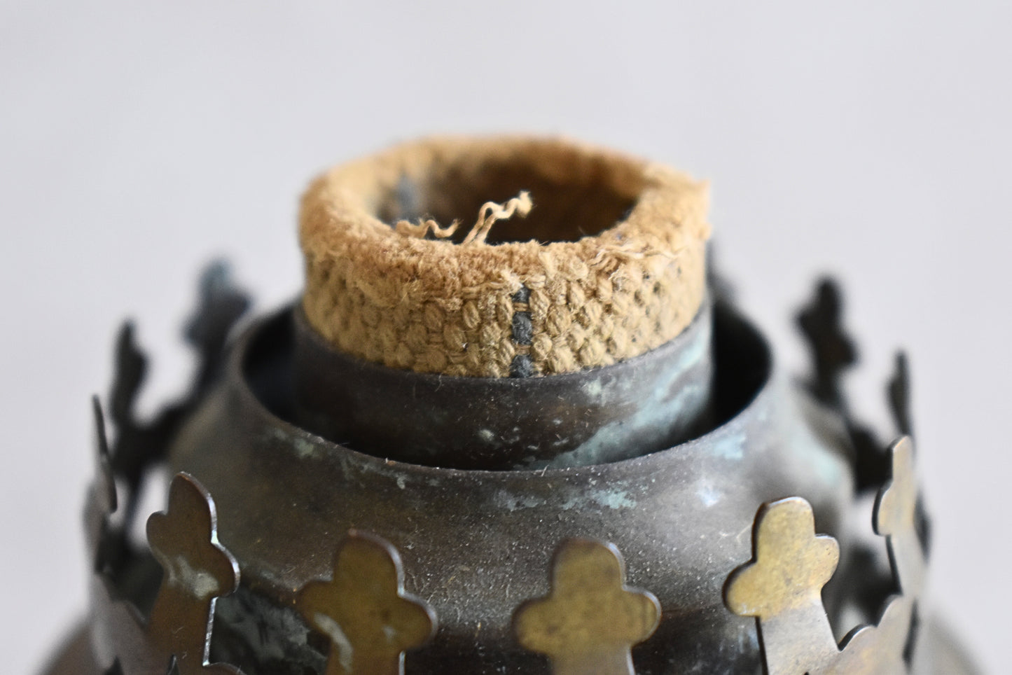 Antique French Matador Oil Lamp Early 20th Century