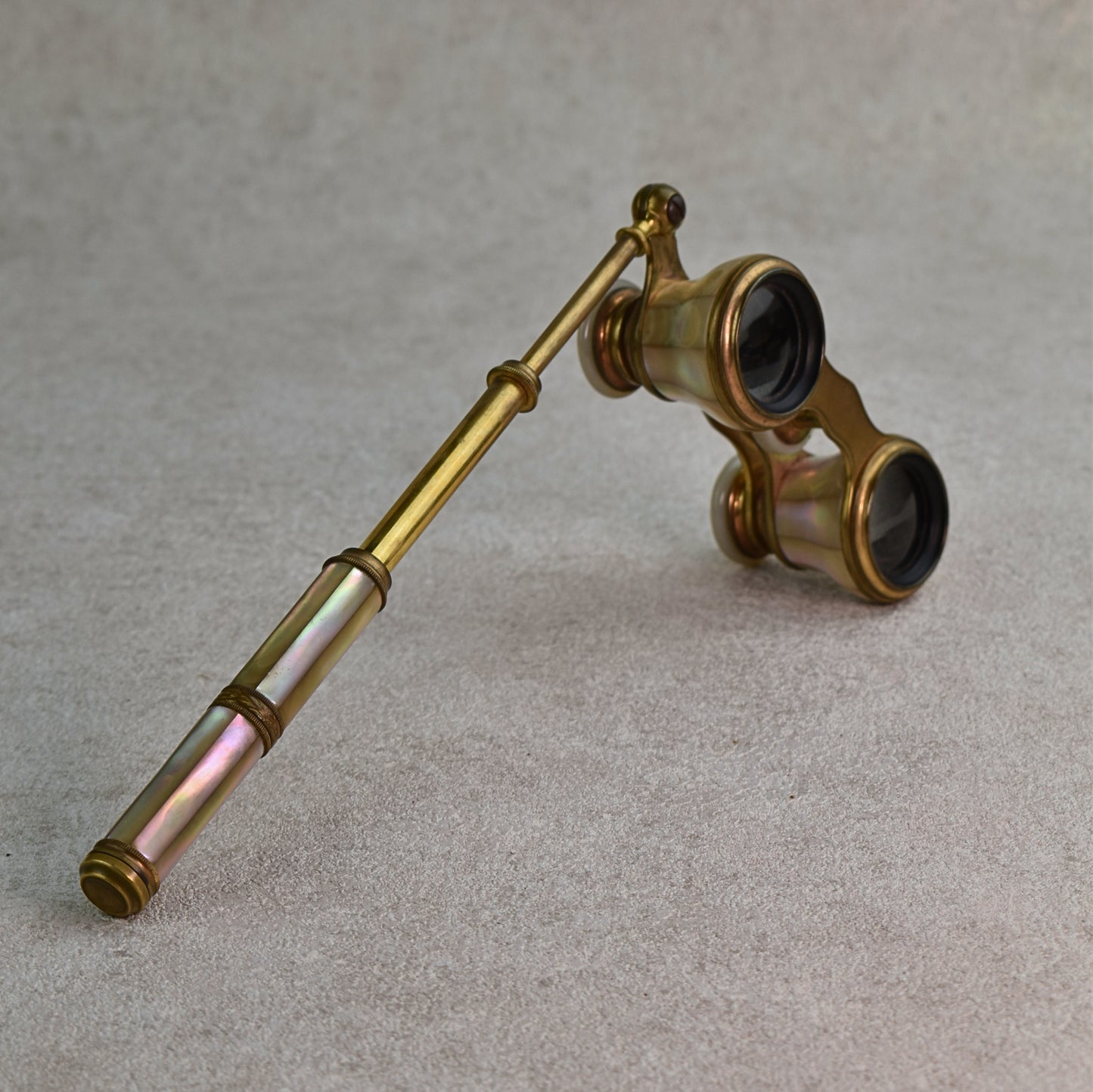 Antique French Mother-of-Pearl Opera Glasses, Late 19th Century