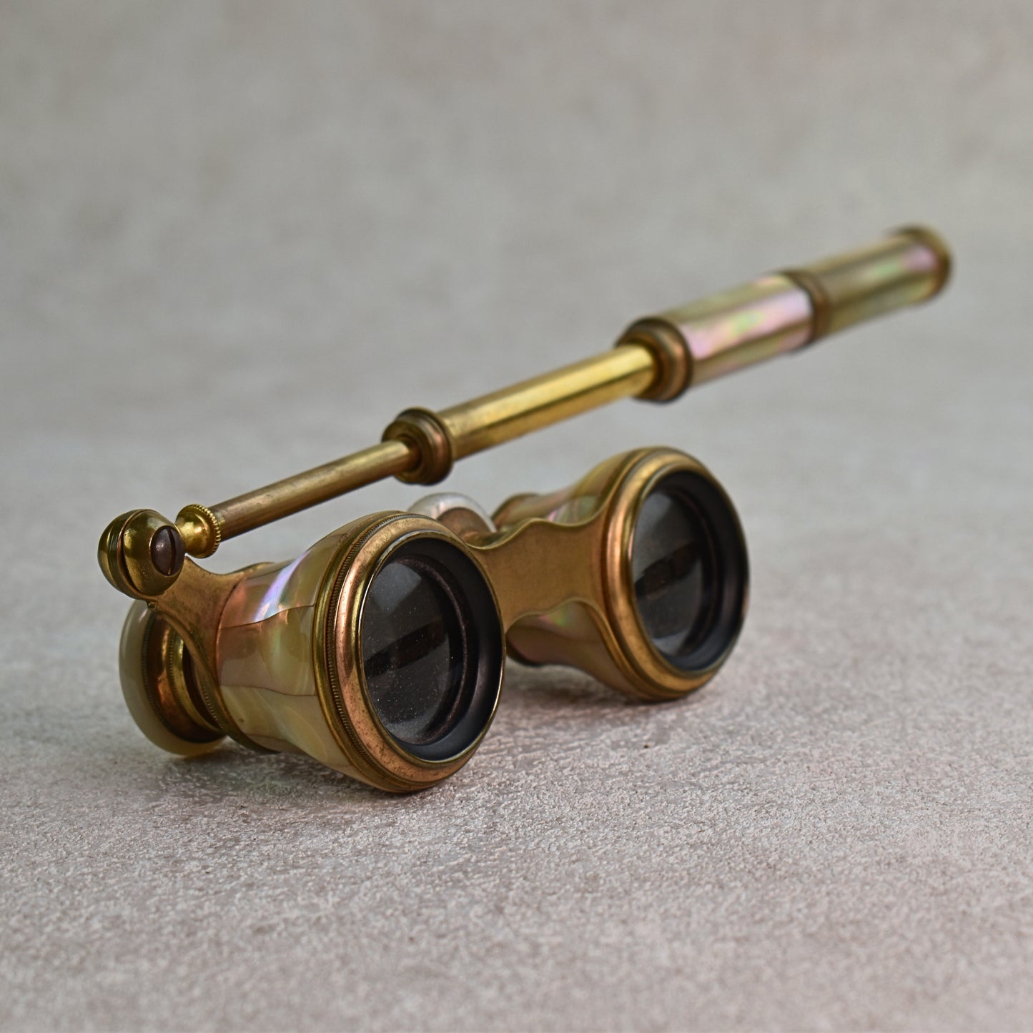 Antique French Mother-of-Pearl Opera Glasses, Late 19th Century