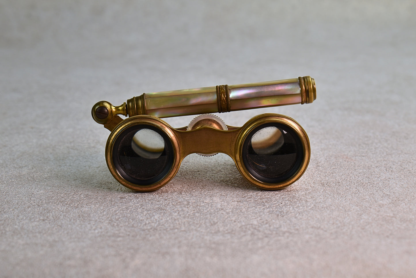 Antique French Mother-of-Pearl Opera Glasses, Late 19th Century