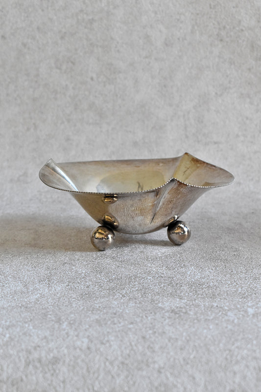 Antique Scottish Silver-Plated Bonbon Bowl