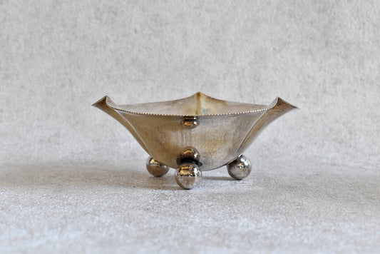 Antique Scottish Silver-Plated Bonbon Bowl