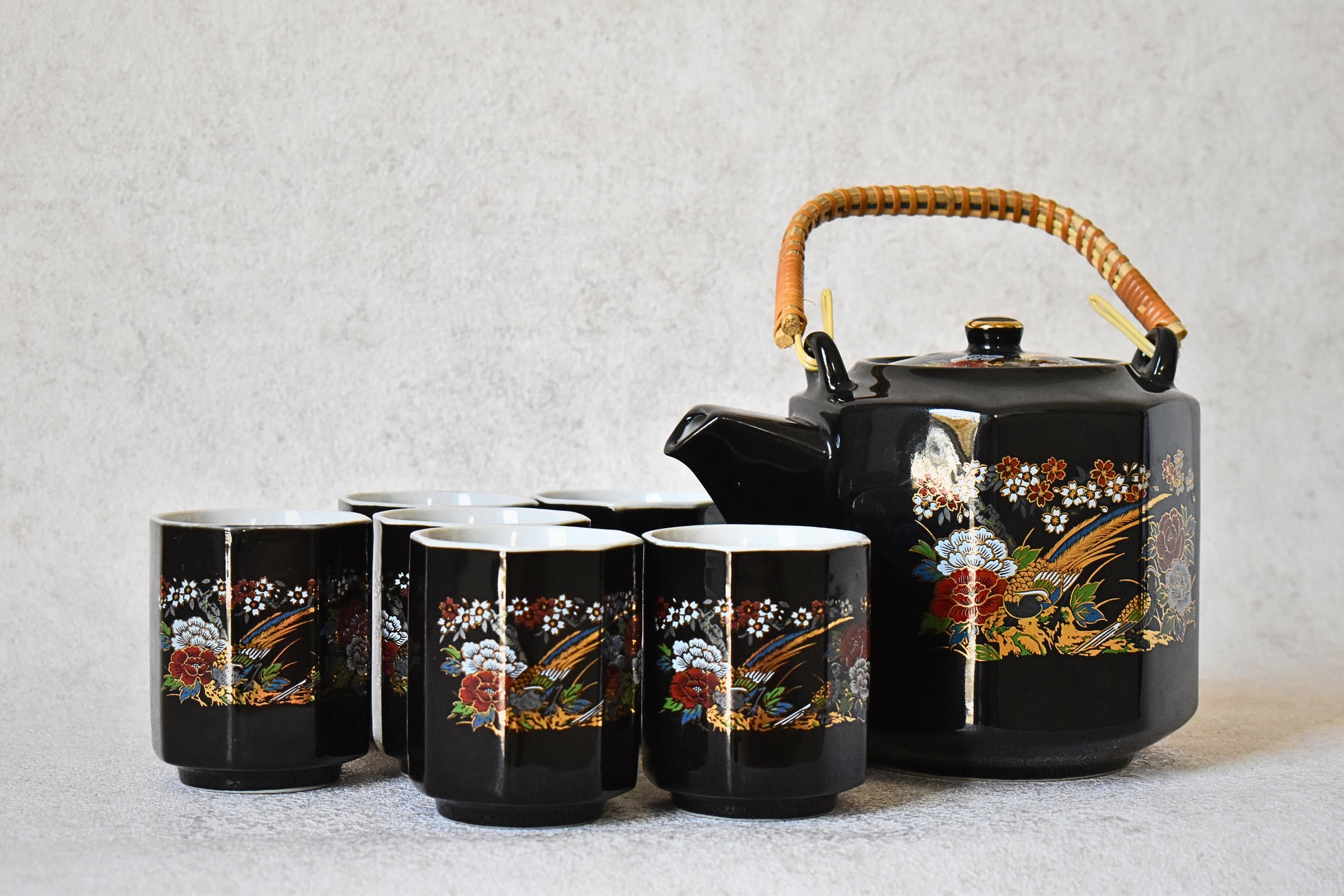 Japanese Octagonal Tea Set
