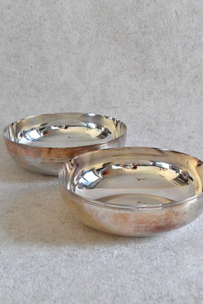 Pair of Vintage Christofle Silver-Plated Bowls