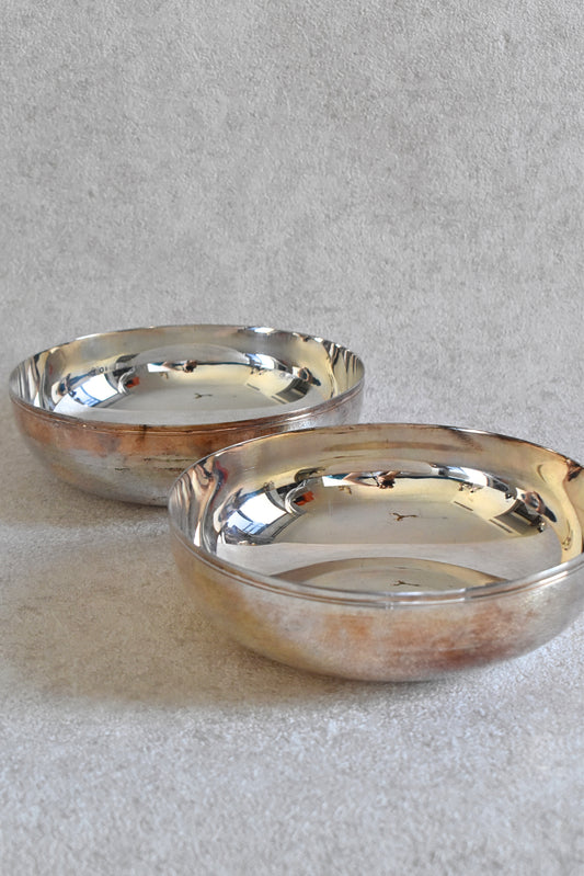 Pair of Vintage Christofle Silver-Plated Bowls