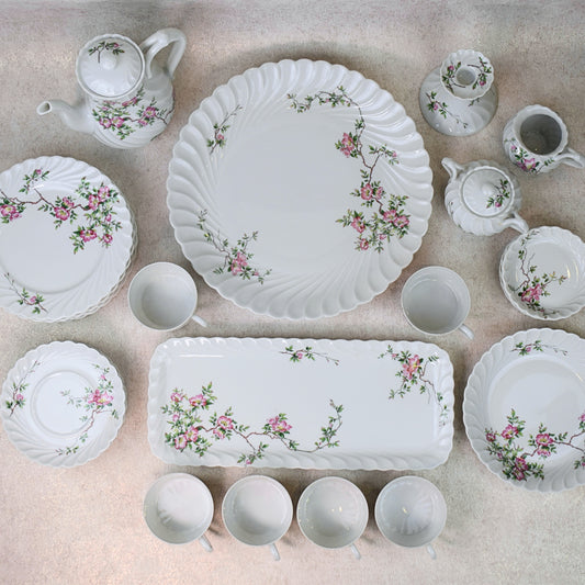 Haviland Limoges “Églantine” Porcelain Coffee & Dessert Service