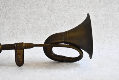 Vintage Brass Auto Horn with Squeeze Bulb
