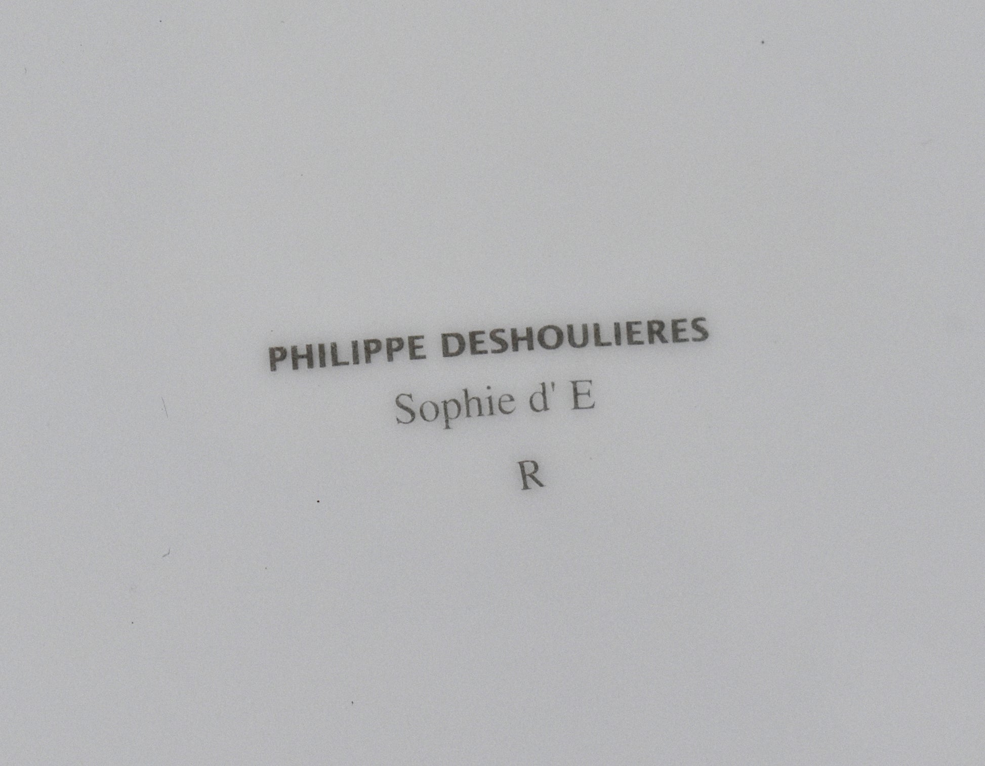 Official French Presidential Porcelain Ashtray, Jacques Chirac Gift