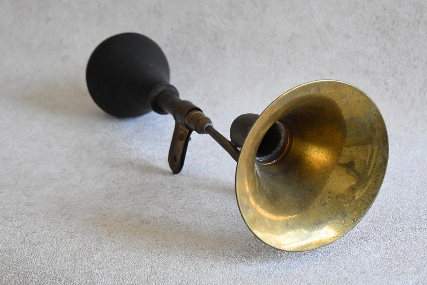 Vintage Brass Auto Horn with Squeeze Bulb