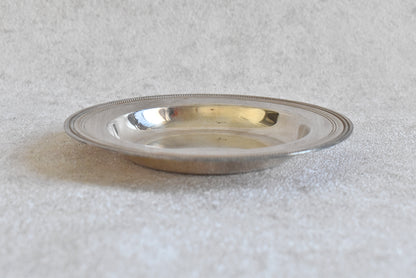 Christofle Perles Silver-Plated Bread Plate, France