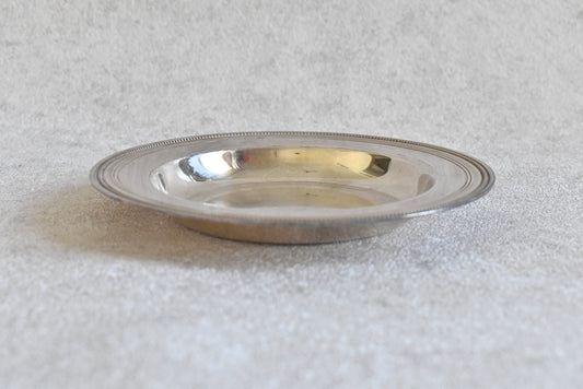 Christofle Perles Silver-Plated Bread Plate, France