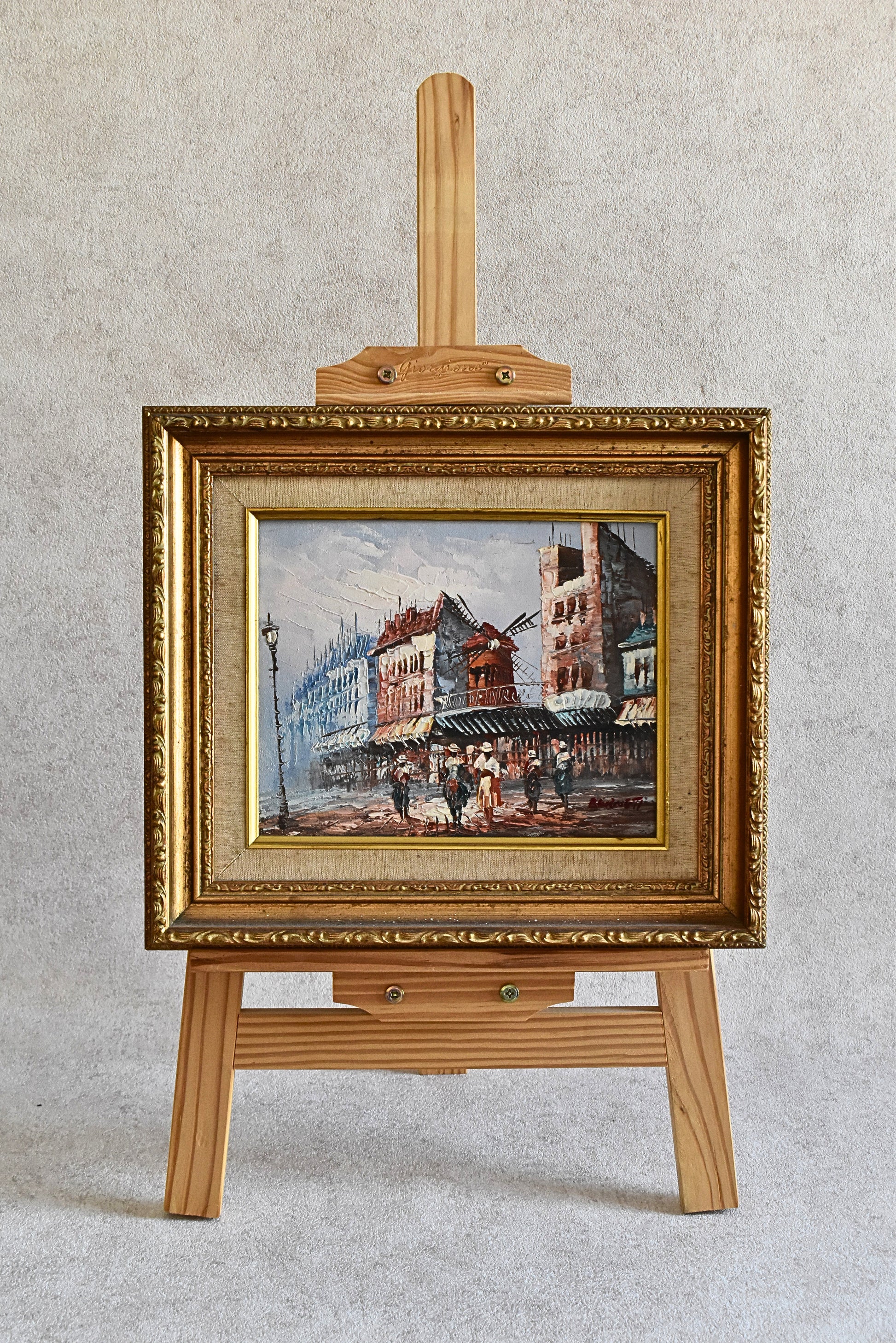 Montmartre Oil Painting by Caroline Burnett