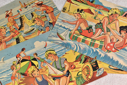 Mid-Century Children’s Picture Cube Puzzle