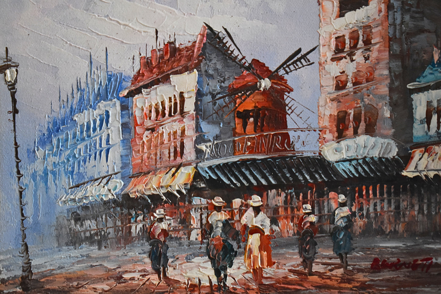 Montmartre Oil Painting by Caroline Burnett