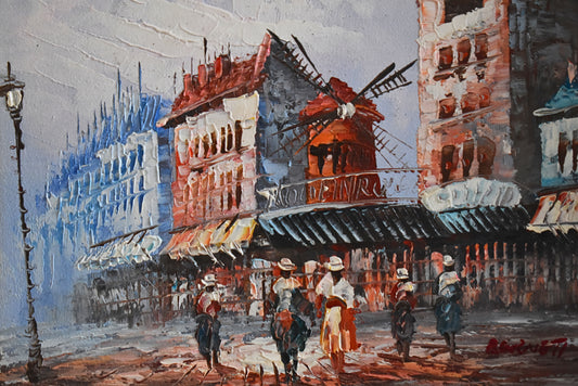 Montmartre Oil Painting by Caroline Burnett
