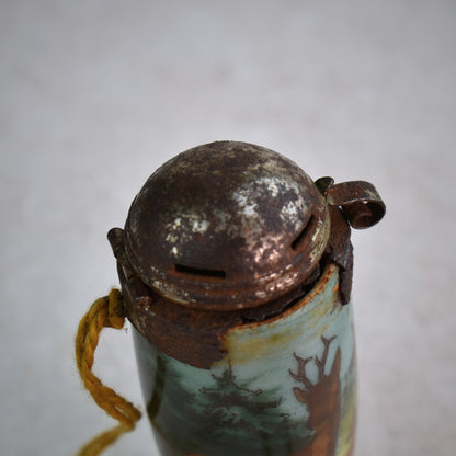 Antique German Porcelain Jägerpfeife Hunting Pipe, c. 1890–1930
