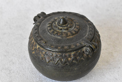 Antique Indian Bronze Coin Box