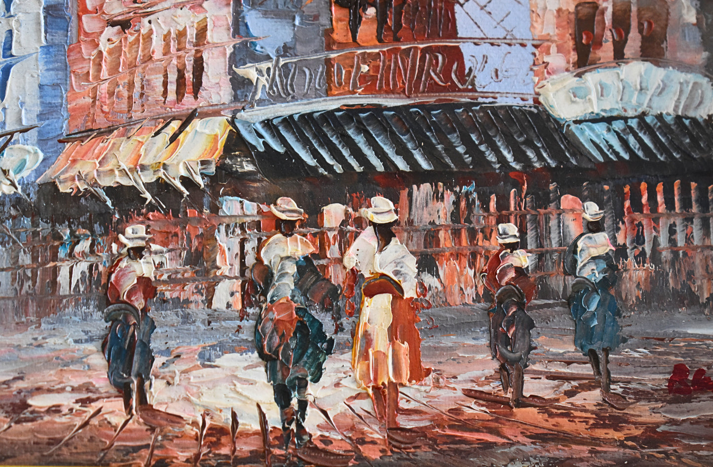 Montmartre Oil Painting by Caroline Burnett