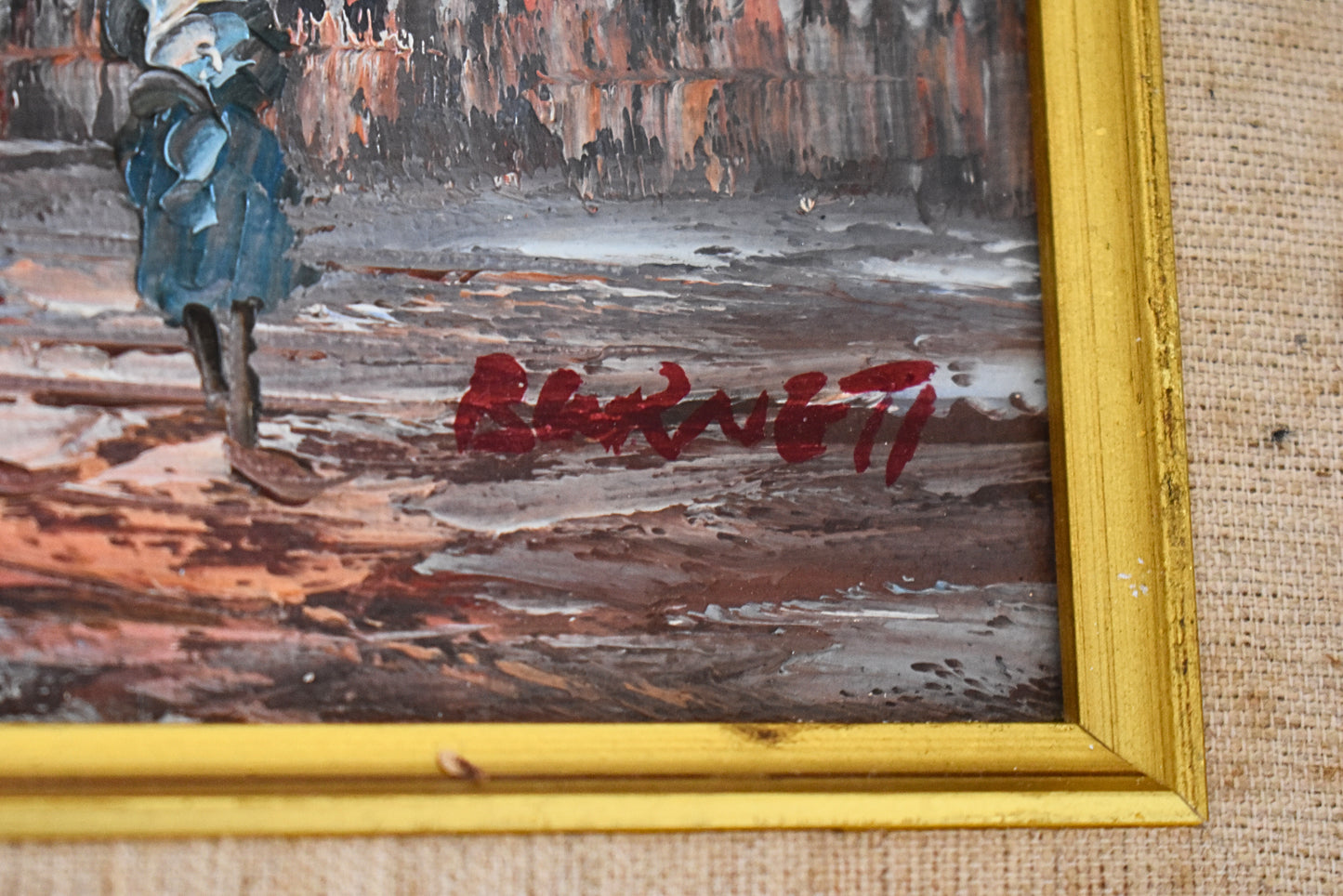 Montmartre Oil Painting by Caroline Burnett